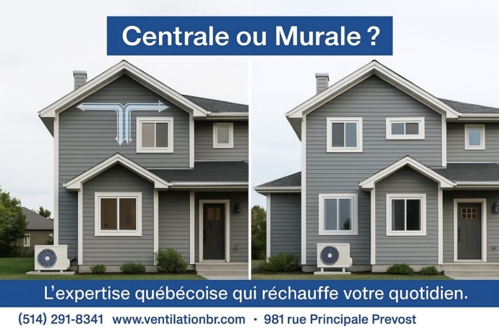 thermopompe centrale ou murale