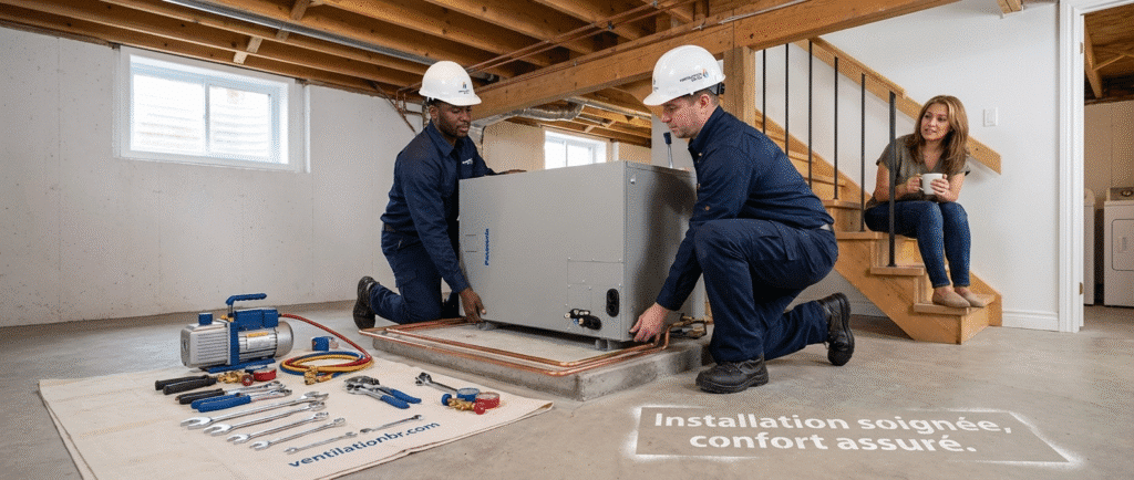 installation de thermopompe à Saint-Jérôme