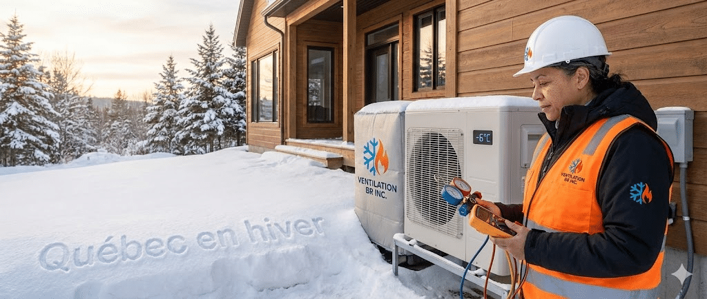 Dimension Thermopompe BTU