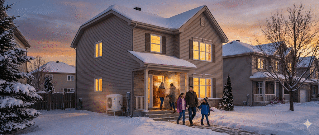 Installation de thermopompe à Blainville