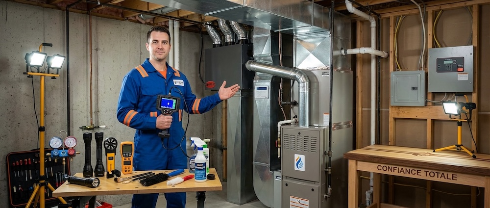 Test débit air registre ventilation maison printemps