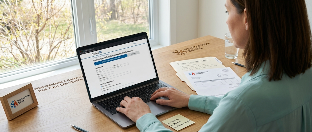 comment faire une demande de subvention LogisVert 2026 — étapes pas à pas thermopompe Québec
